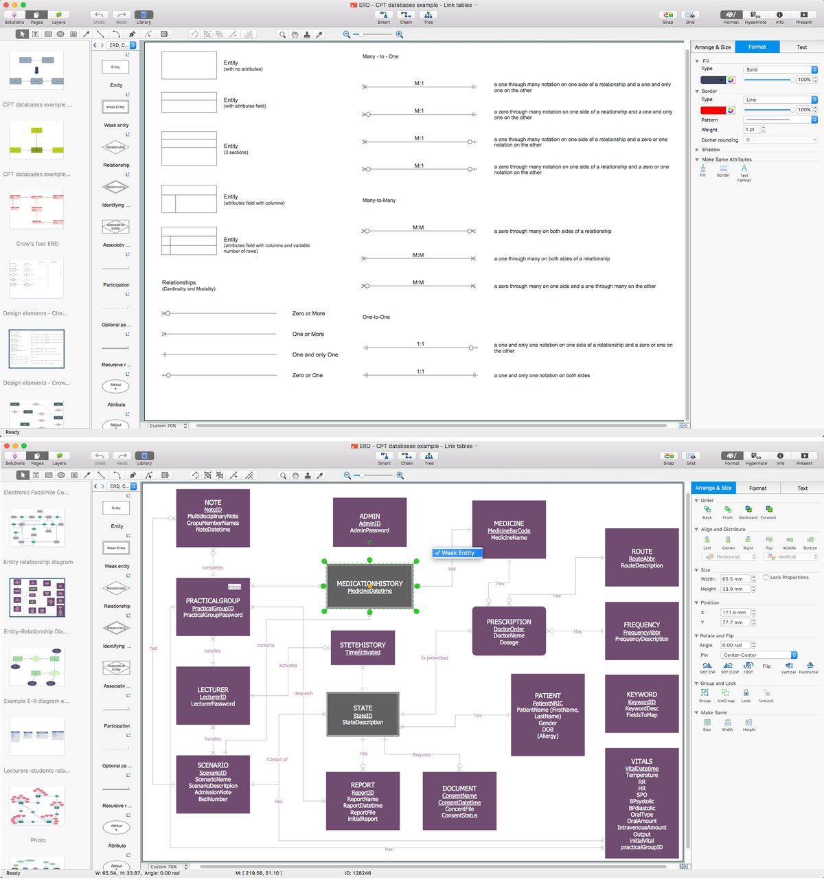 Entity Relationship Diagram Software For Mac | Professional