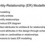 Entity Relationship (Er) Modelling Er Modelling   Identify