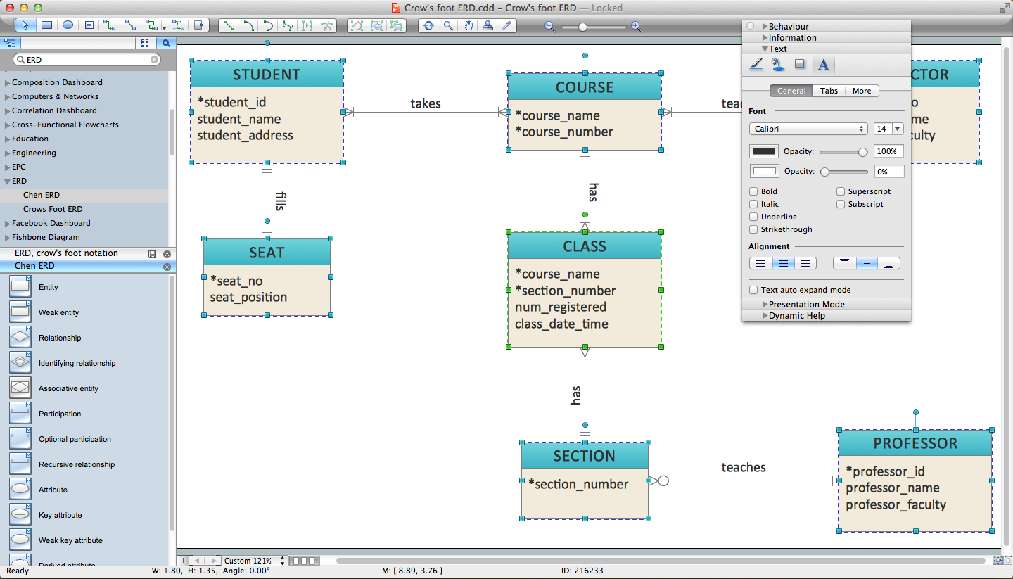 Er Diagram Programs For Mac | Professional Erd Drawing