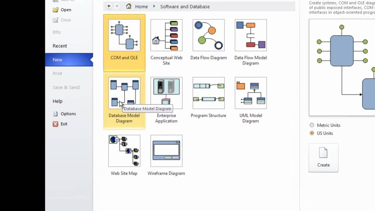 Er Diagram Using Ms Visio 10 Part_1 - Youtube