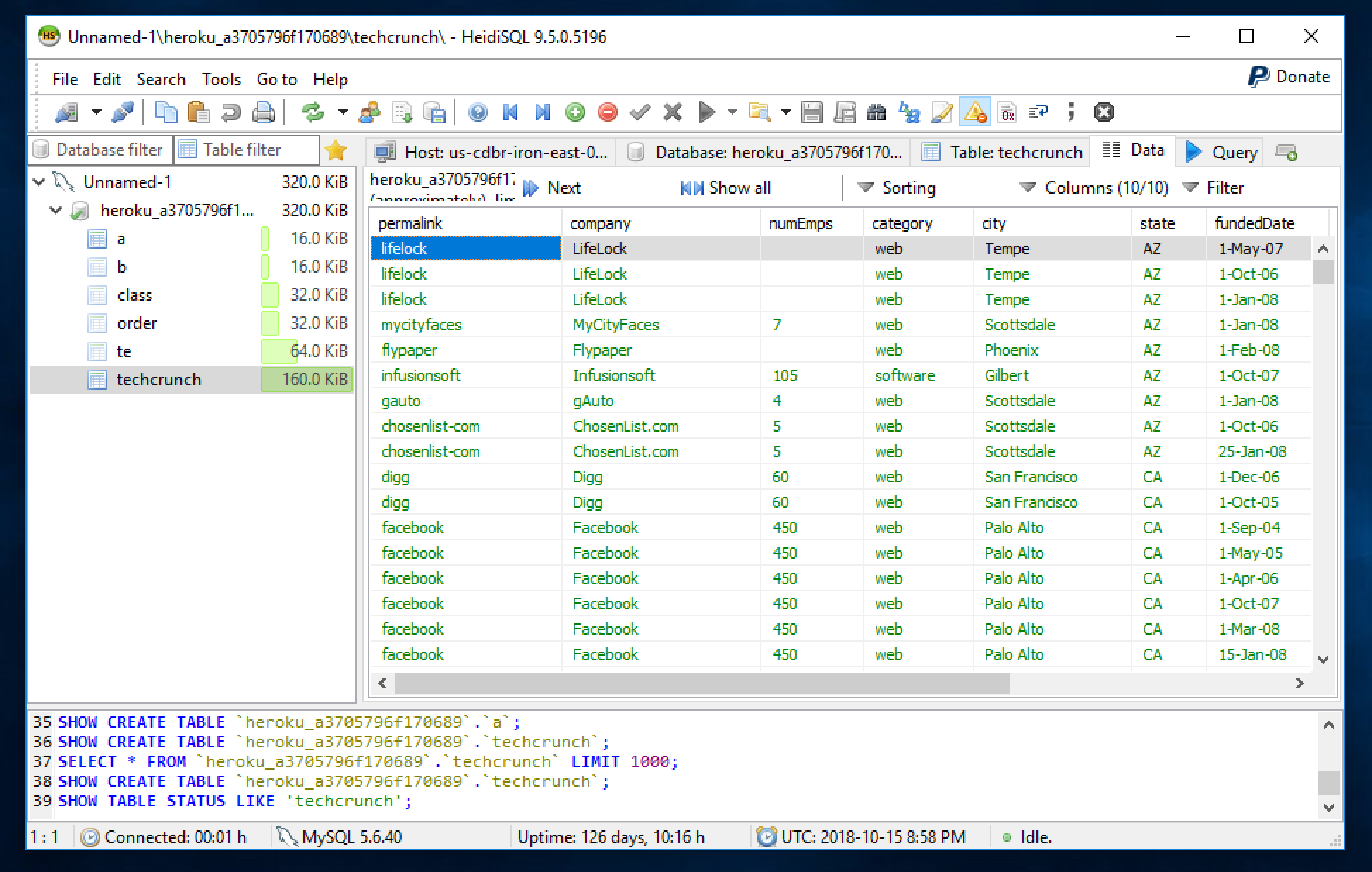 Heidisql Vs Sqlyog Vs Tableplus - A Quick Review | Tableplus