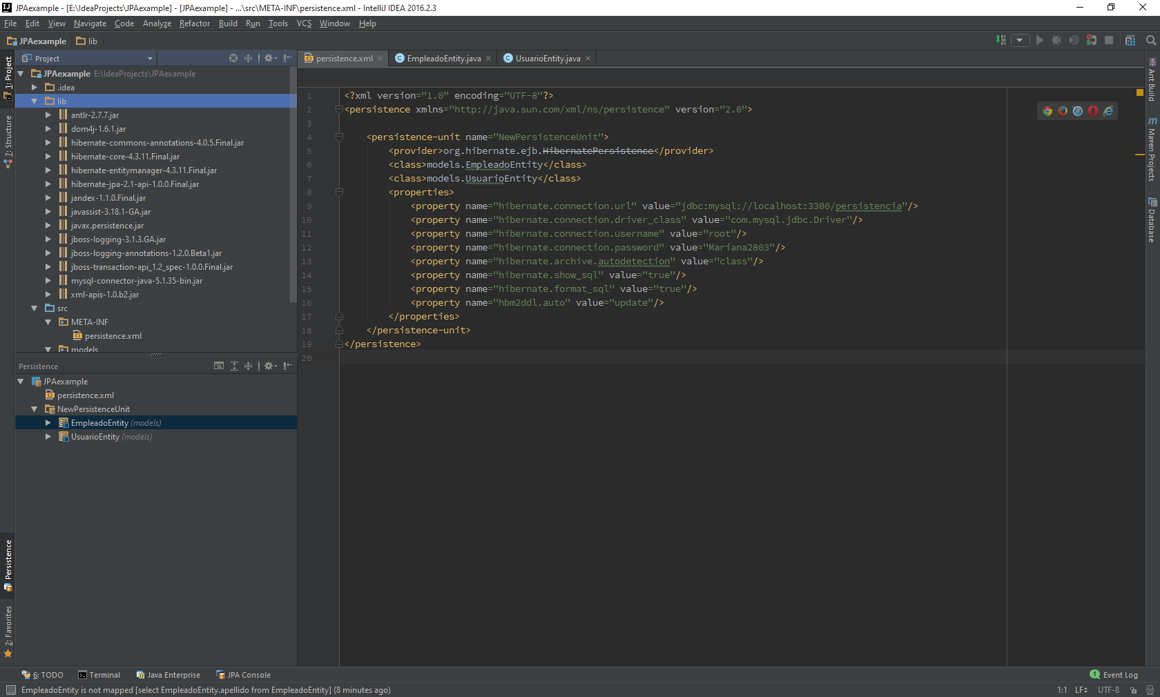 Hibernate Entities Generated Using Intellij Have No Foreign