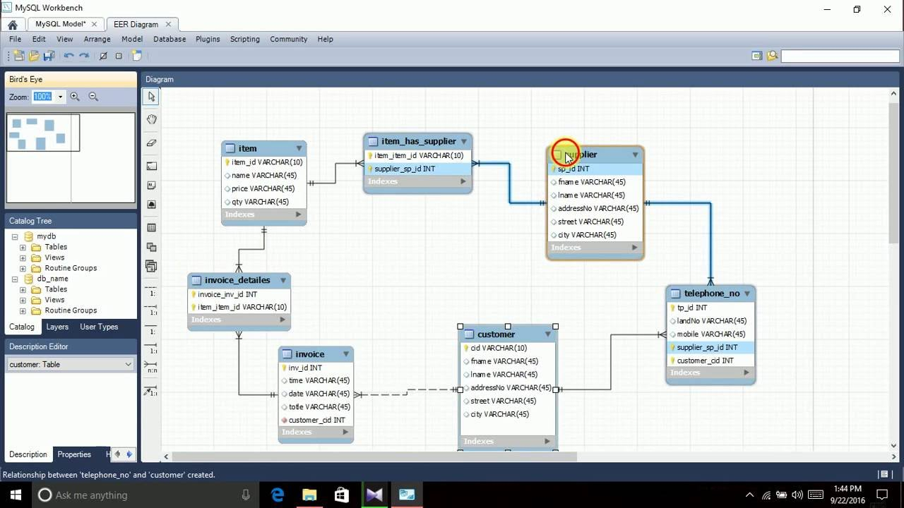 How To Create Java Swing Application Part 1, Ctreate Er Diagram For Shop  Using Msql Workbench