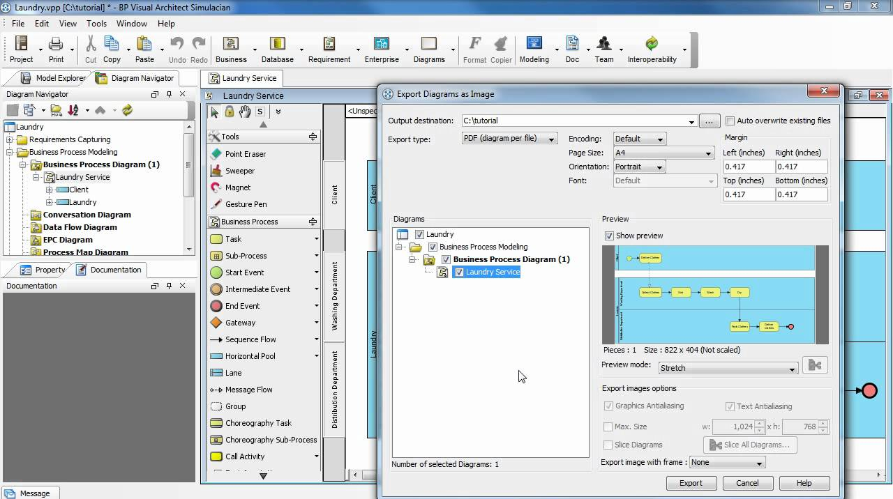 How To Export A Diagram To A Pdf File