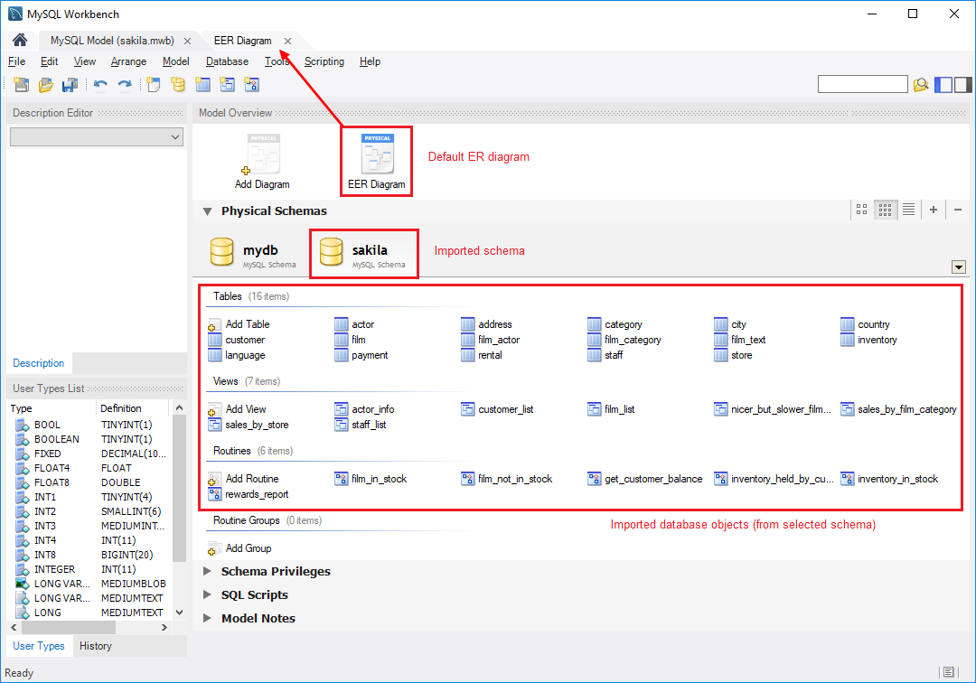 mysql workbench forward engineer not working