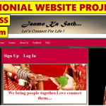 Matrimonial Website || Html & Css || Website Project || Block & Er Diagrams  || Site Map || Ppt