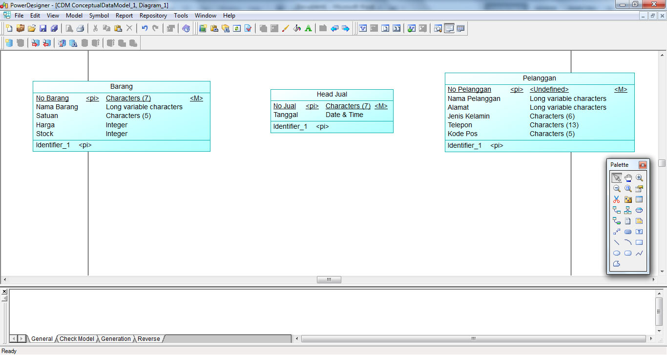 Membuat Erd Di Powerdesigner V15.1 | Harryherdiansyah11