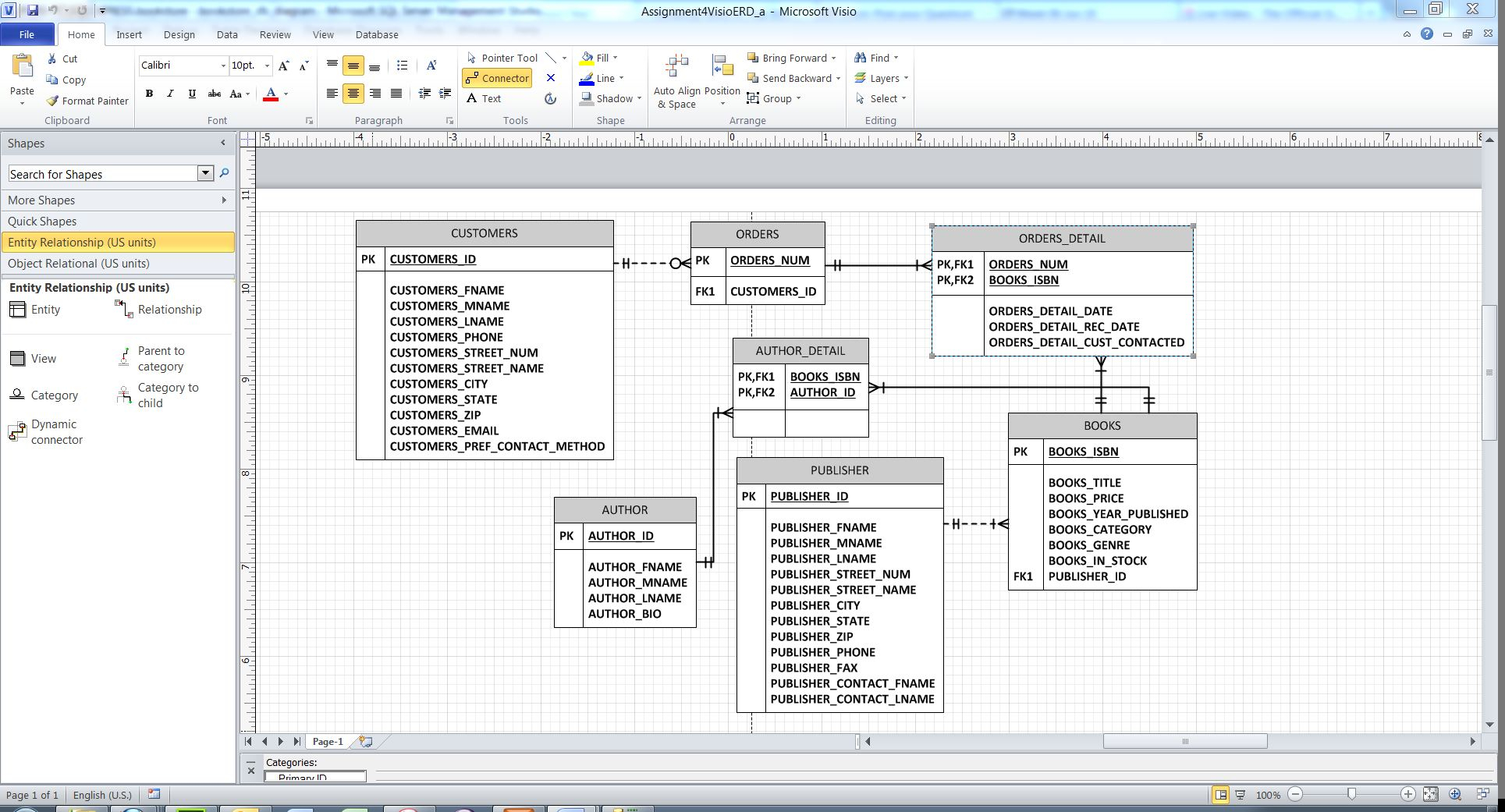 Microsoft Visio Er Diagram Template – Putusa