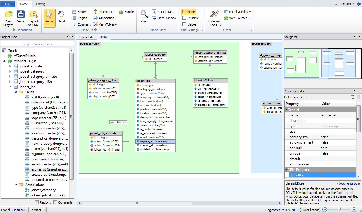 Model Representation - Help Site Of Skipper - The Orm Designer