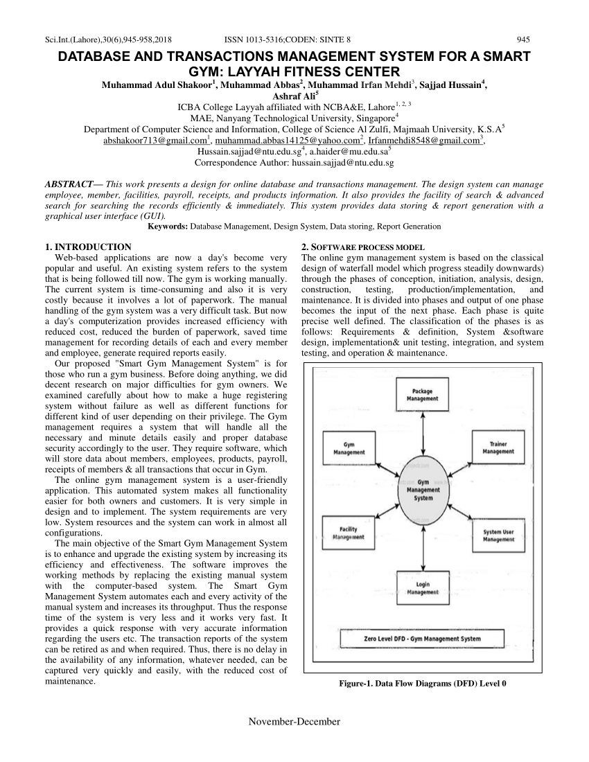 Pdf) Database And Transactions Management System For A Smart