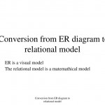 Ppt   Conversion From Er Diagram To Relational Model