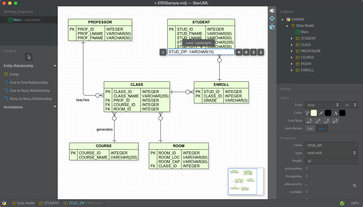 Staruml - Dbms Tools