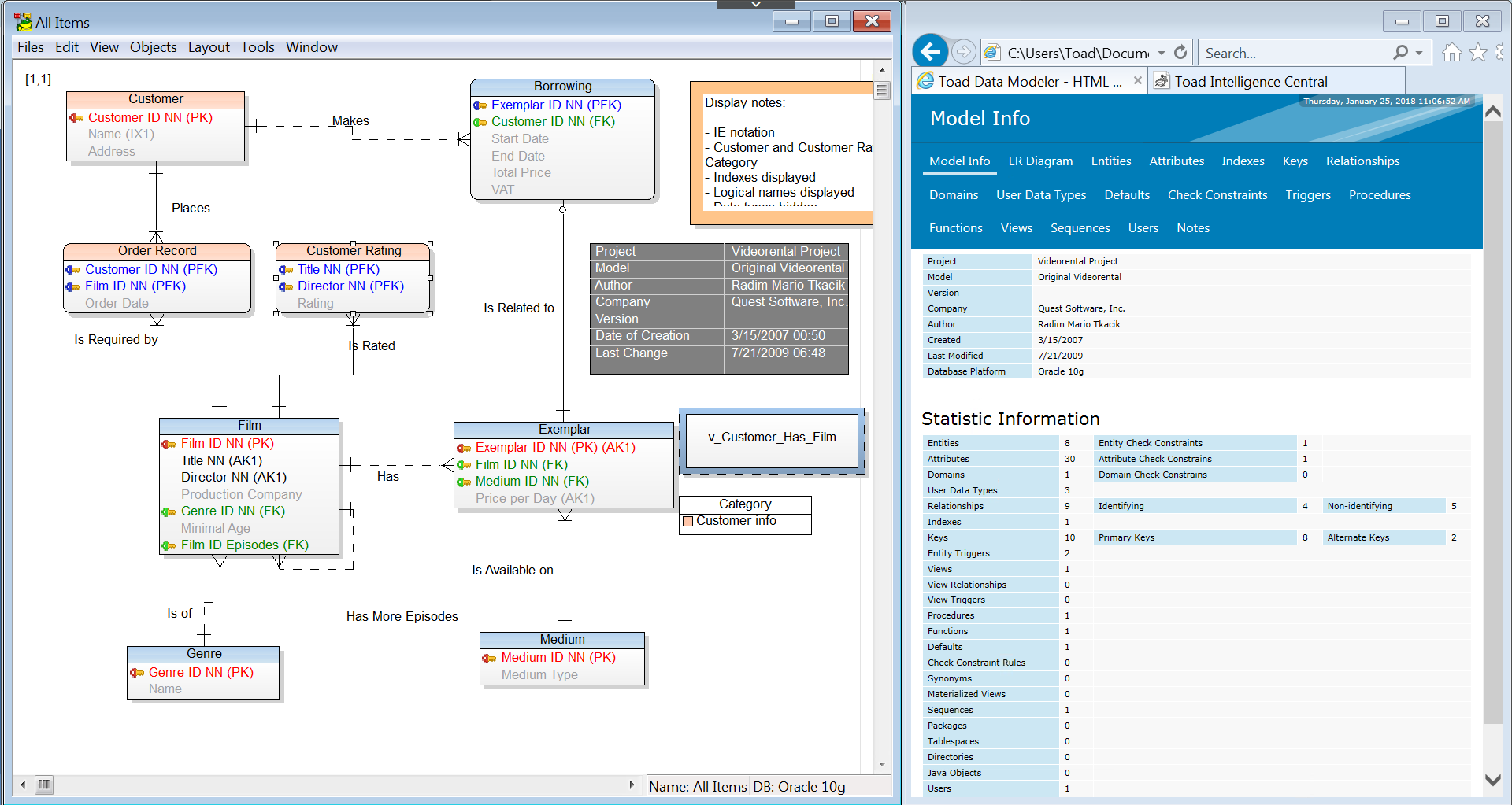 Toad Data Modeler