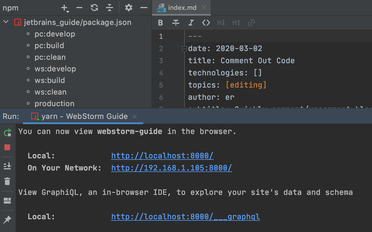 Webstorm: The Smartest Javascript Ide – Webstorm Blog