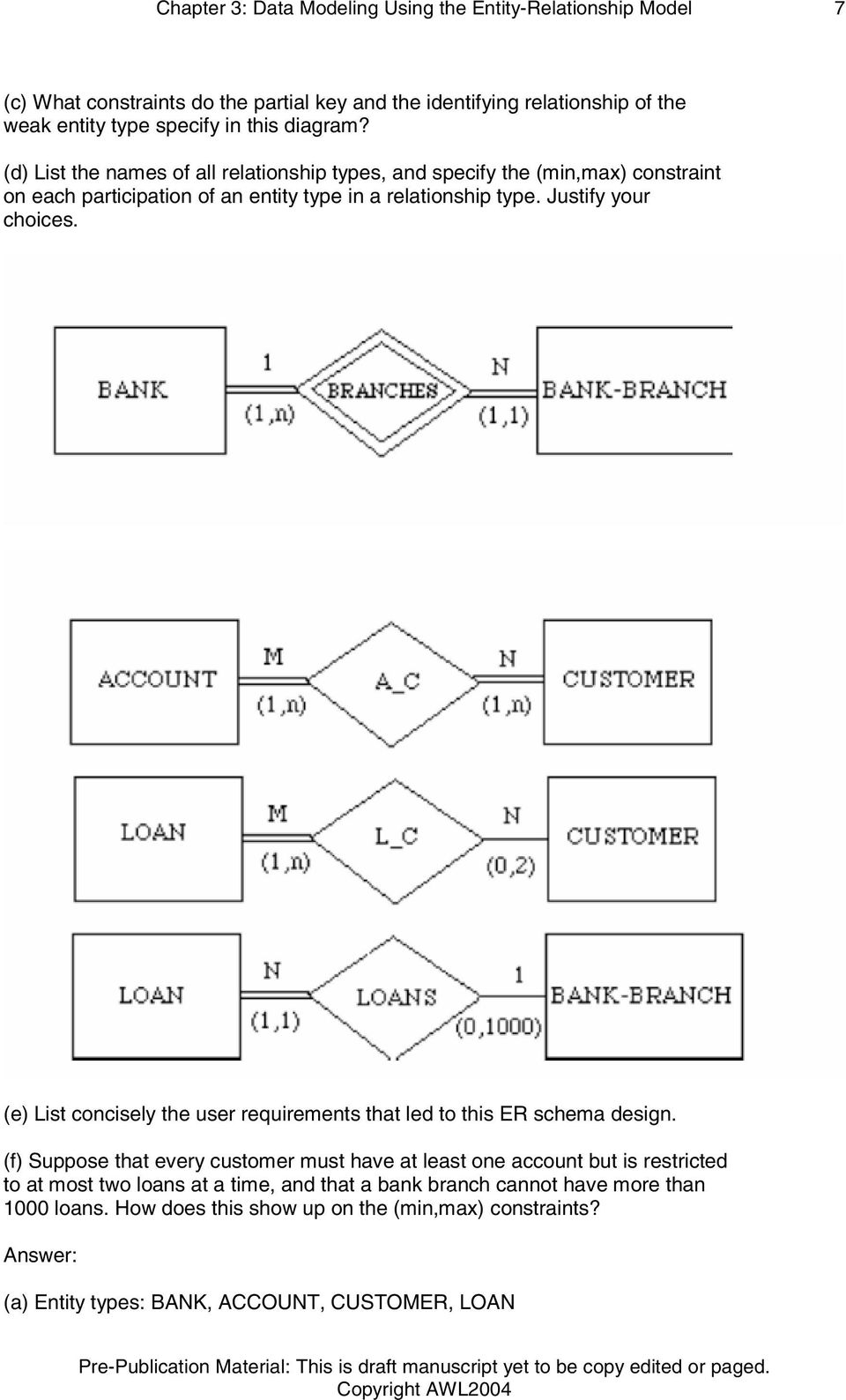 Chapter 3: Data Modeling Using The Entity-Relationship Model