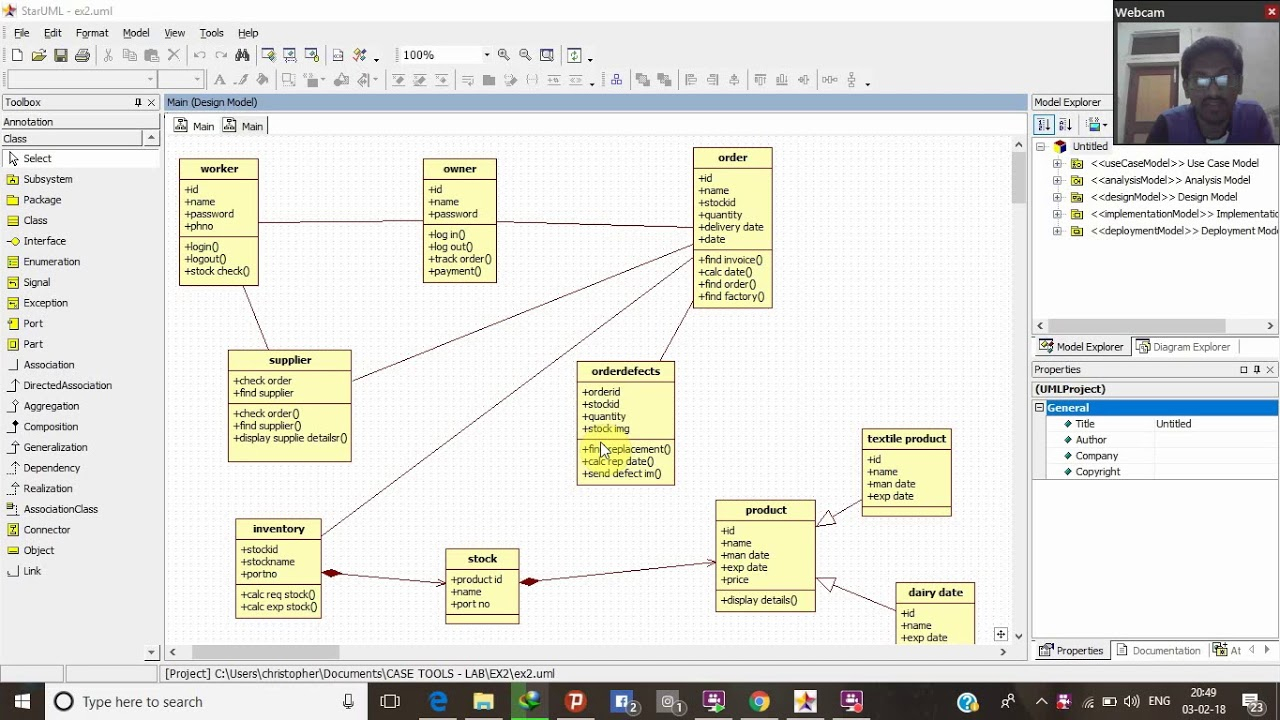 Class Diagram - Inventory Management System