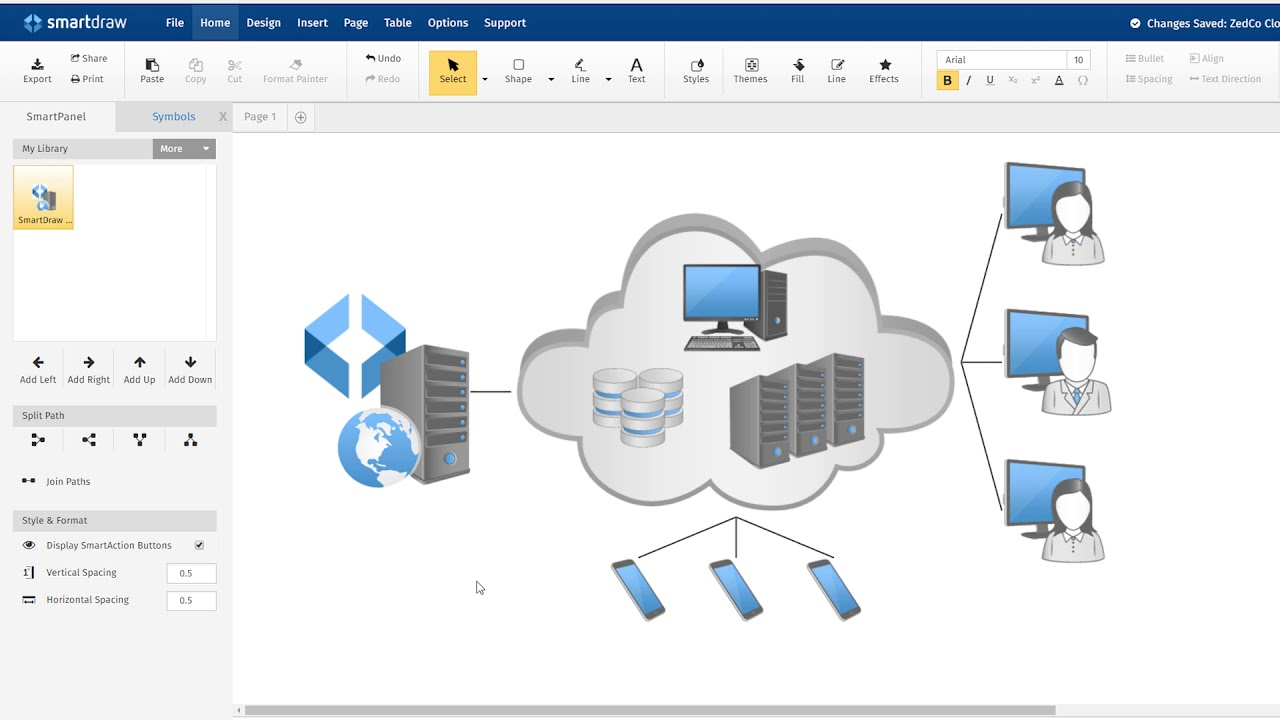 Create A Custom Library Of Symbols With Smartdraw