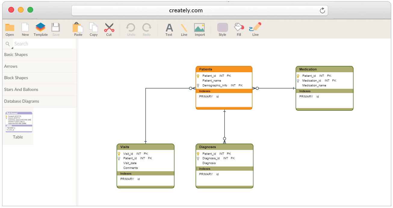 Database Design Tool | Create Database Diagrams Online