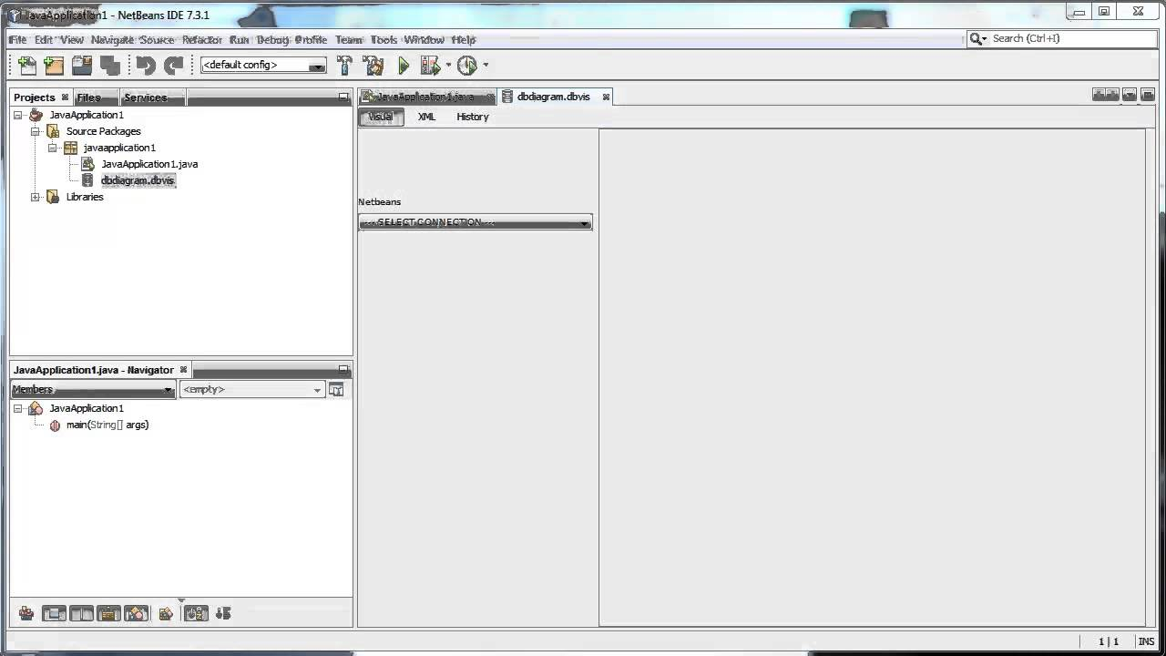 Database Er Diagram Viewer - Connection Netbeans Plugin