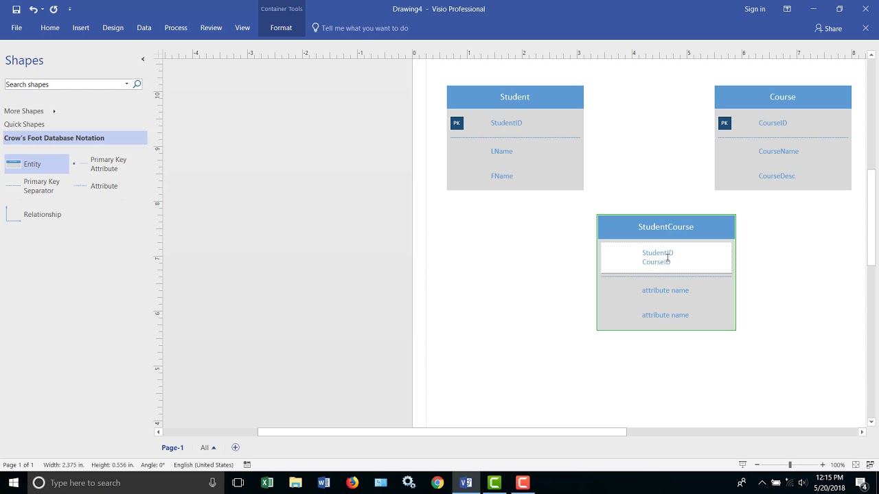 Visio Er Diagram Sql Server