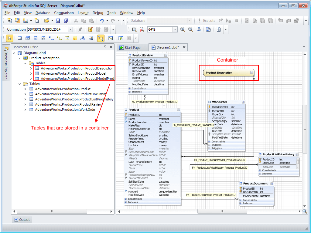 Как сделать диаграмму в sql server management studio