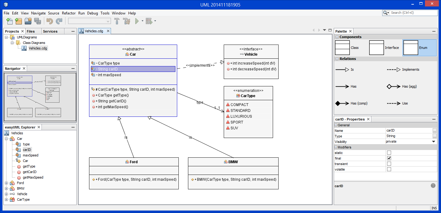 Easyuml - Netbeans Plugin Detail