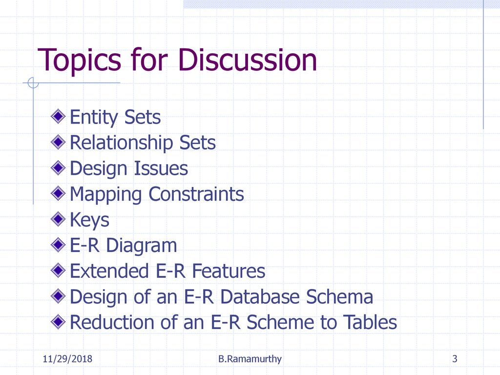 Entity-Relationship Model - Ppt Download