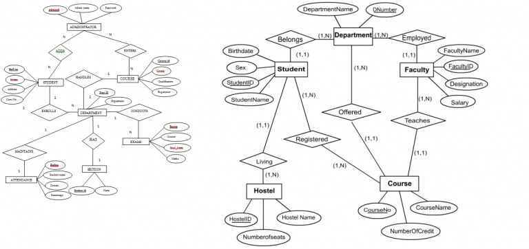 Student Management System Er Diagram