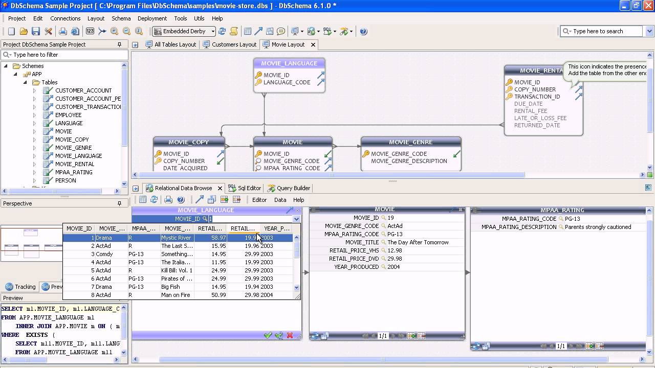 Er Diagram &amp;amp; Sql Database Tool : Dbschema - Youtube