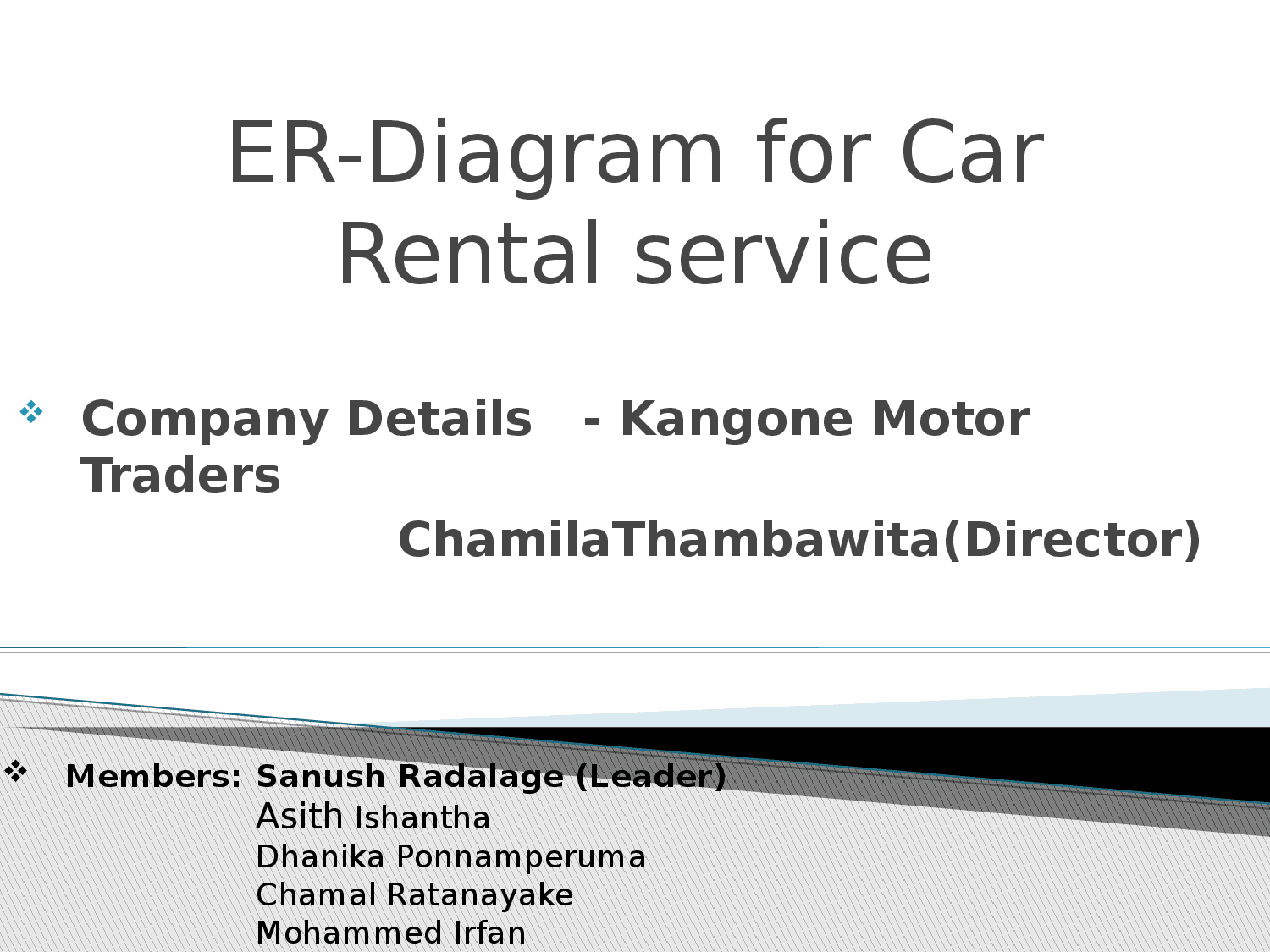 Er Diagrams Fr Car Rental Services - Docsity