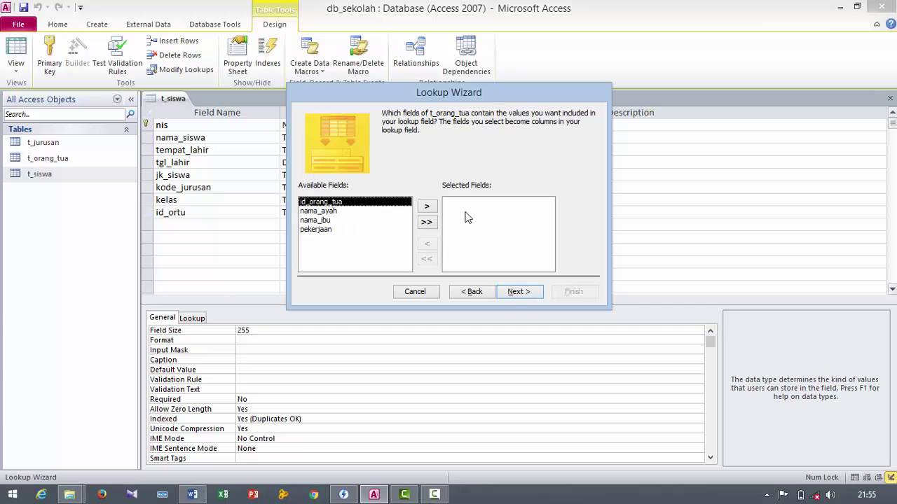 Microsoft Access Er Diagram