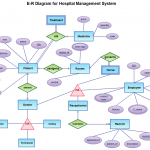 Hospital Management System Illustrated With Entity Regarding Er Diagram Examples For School Management