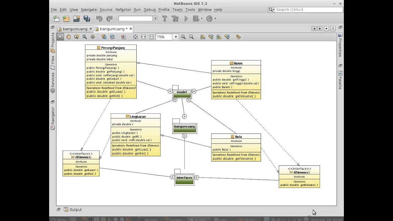 Java Netbeans Uml Part 1) Auto-Generate (Reusable) Java Code