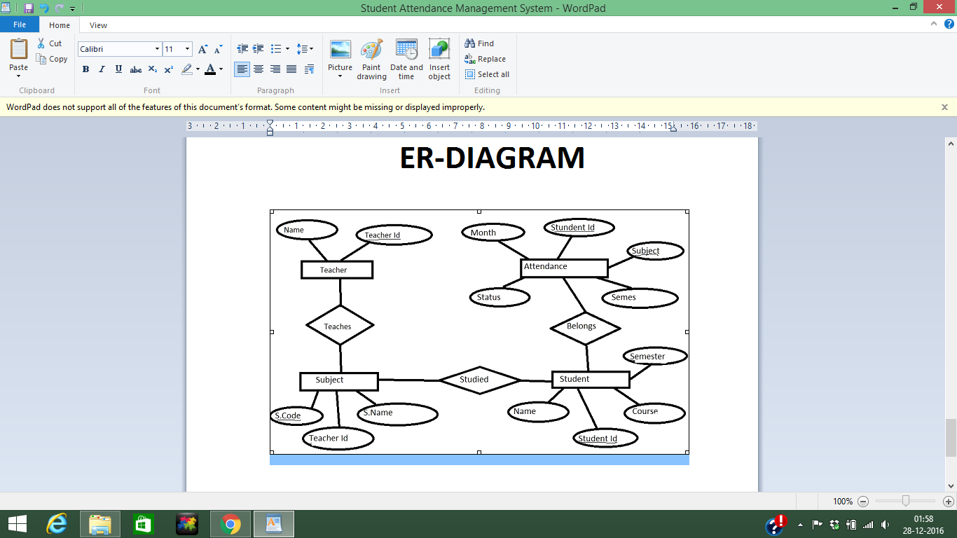 Last Minute: Dbms Project Report(Students Attendance