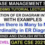 Minimization Of Er Diagram Into Table With Examples | Many