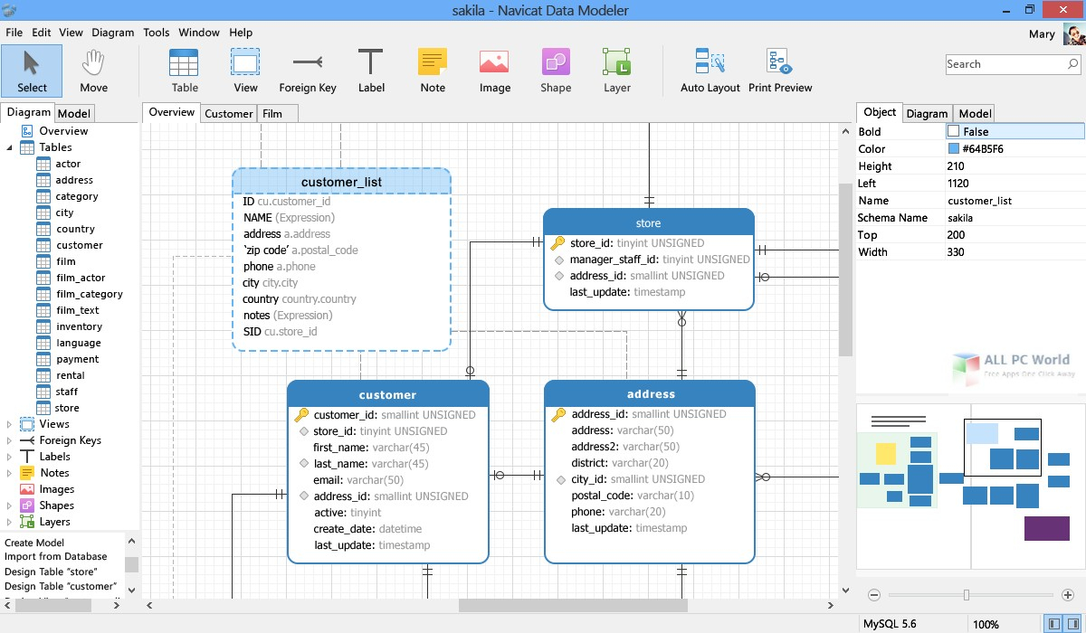 Navicat Data Modeler 2.1 Free Download - All Pc World