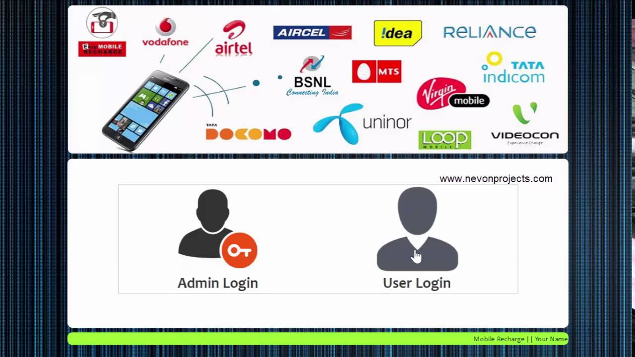 Online Mobile Recharge Portal Project