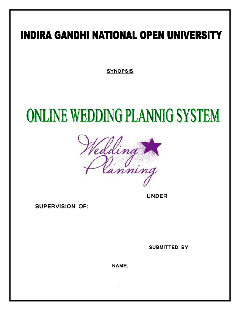 Online Wedding Planning System_Asp