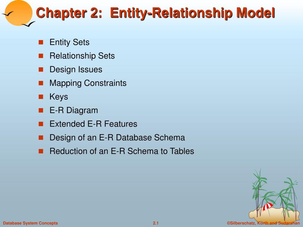 Ppt - Chapter 2: Entity-Relationship Model Powerpoint