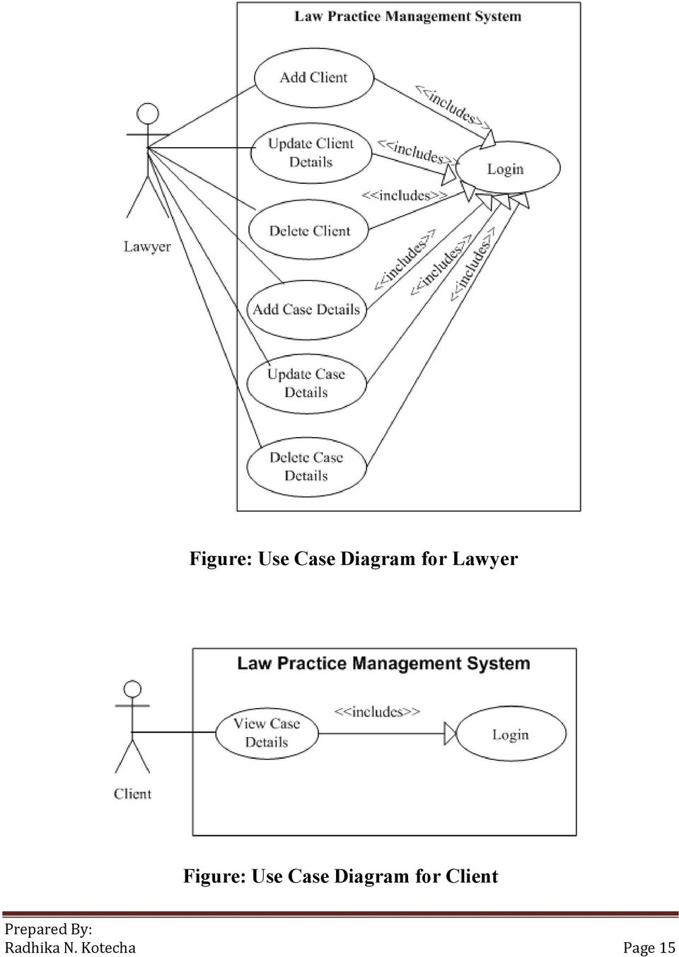 Scenario: Law Office Management System / Law (Legal