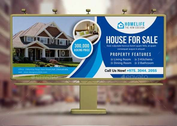 15 Best Real Estate Billboard Ad Examples Templates 
