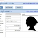 Access Database Templates For Employee Scheduling Access