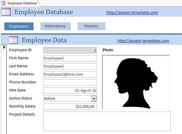 Access Database Templates For Employee Scheduling Access 