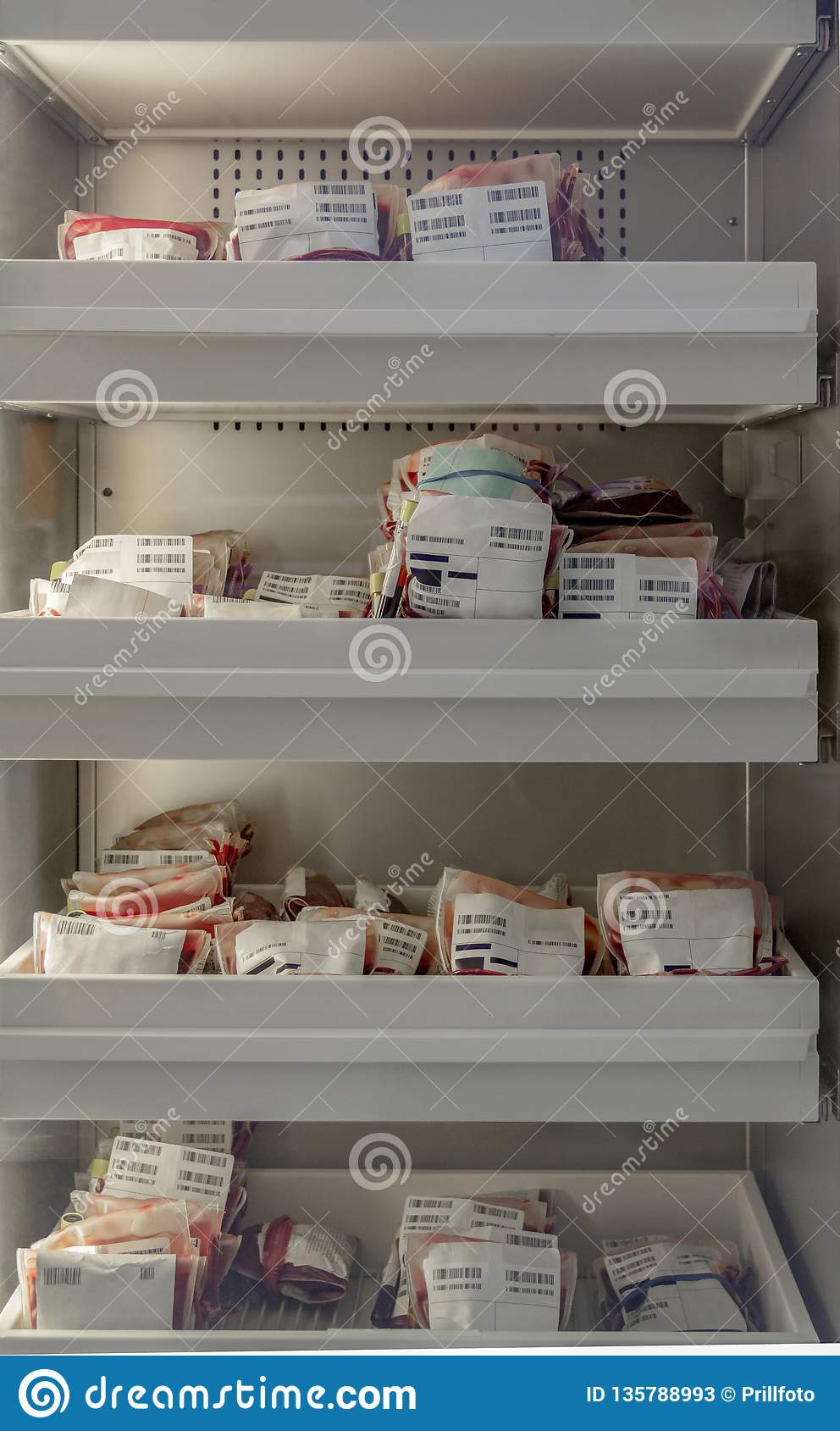 Blood Bank Stock Image Image Of Container Pack Many 