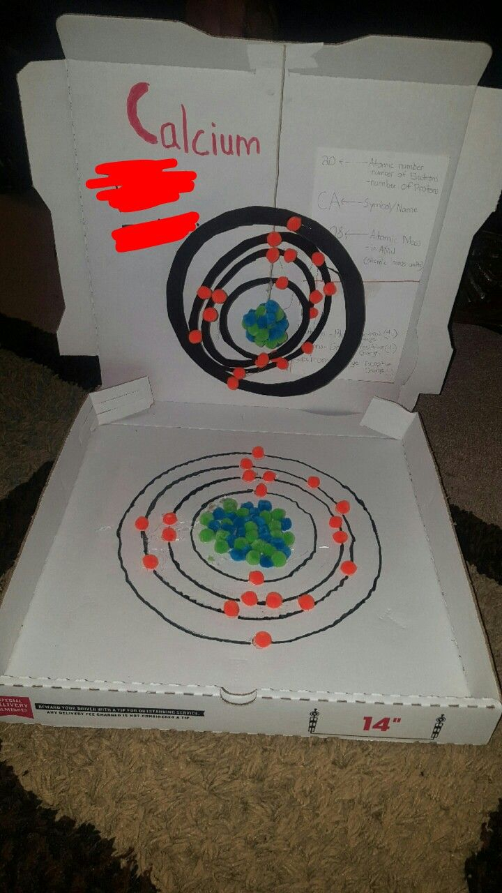 Calcium Atomic Model 7th Grade calcium atomicmodel 3D 