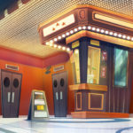 Cinema Ticket Booth Romain Laforet Concept Art