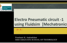 Electro Pneumatic Circuit 1 Mechatronics Using Fluidsim