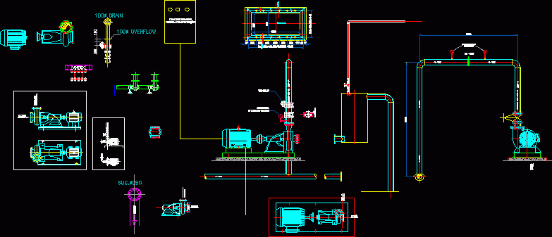 Fire Pump System DWG Block For AutoCAD Designs CAD