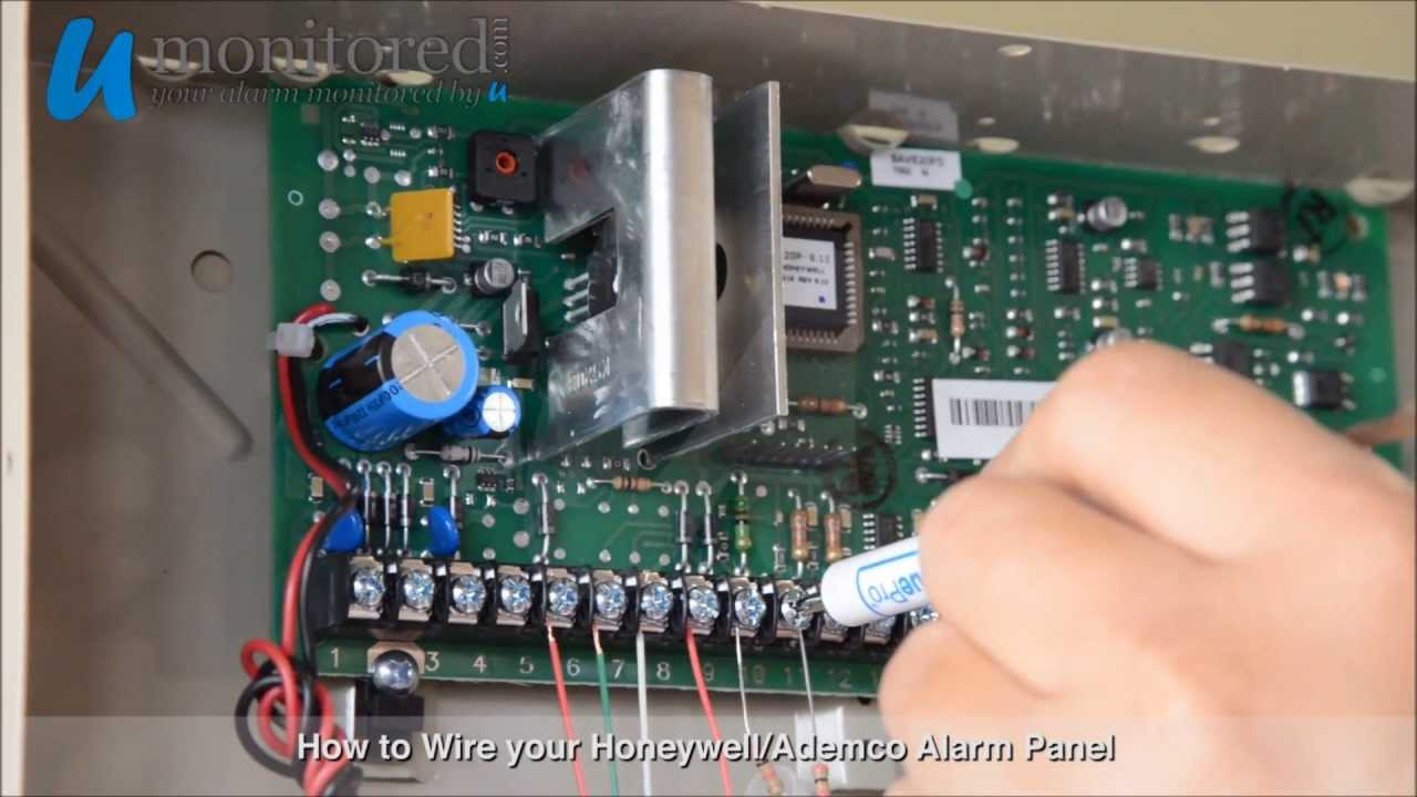 Honeywell How To Wire Your Alarm Panel YouTube