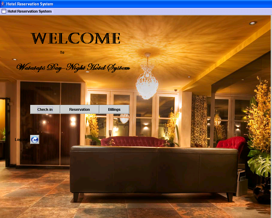Hotel Reservation System For Watataps Inn Java GUI 
